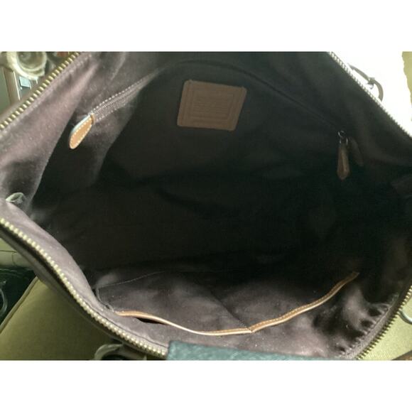 🖤❤️ Coach Ava Legacy Jacquard Oxblood Milk Tote F57246 🖤❤️ - Picture 8 of 10